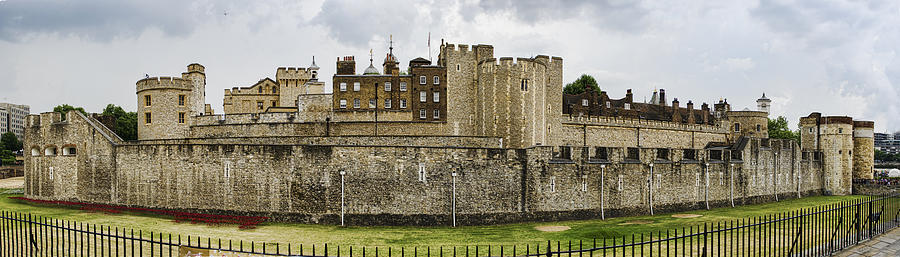 Tower of London Panorama Photograph by Heather Applegate