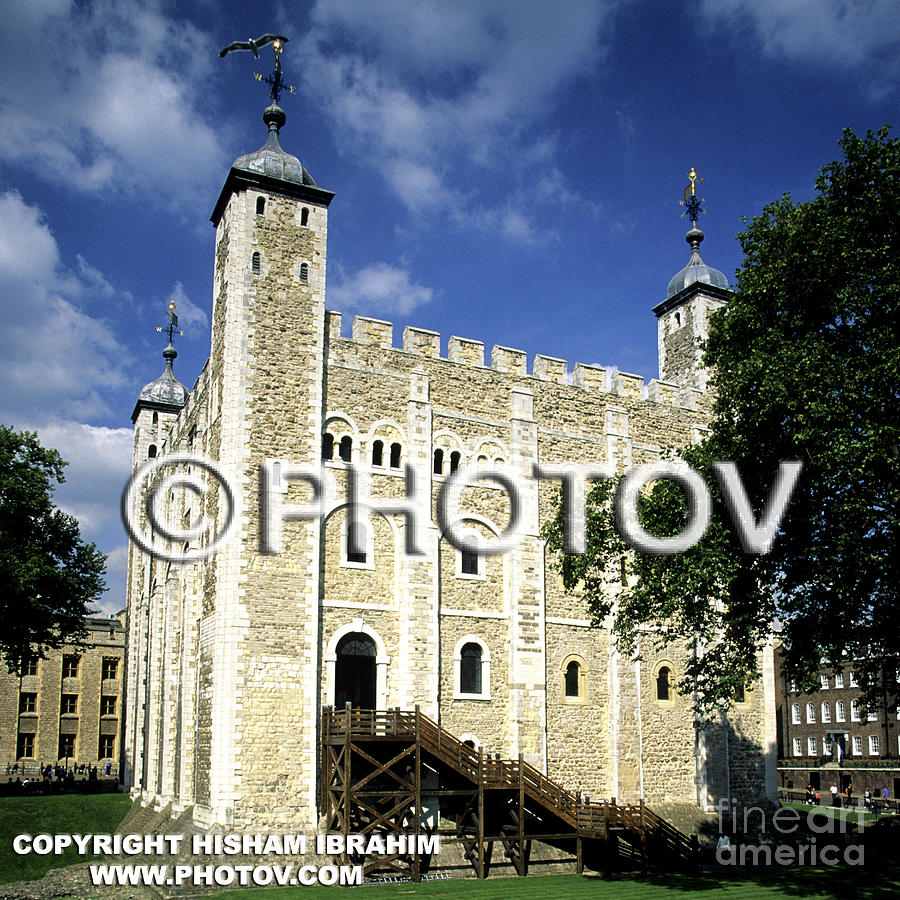 Tower Of London Photograph - Tower of London - The White Tower - London - Limited Edition by Hisham Ibrahim