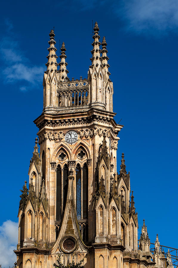 Tower Of Lourdes Church Photograph