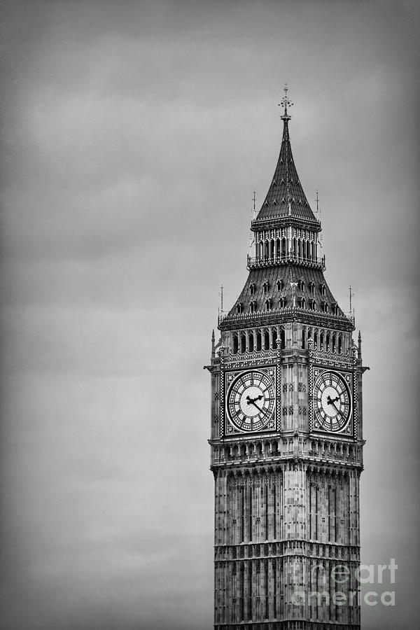 Big Ben Photograph - Tower Of Power by Evelina Kremsdorf