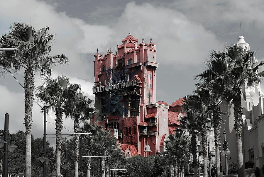 Tower of Terror  in color Mixed Media by Eric Liller