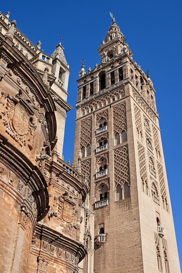 Architecture Photograph - Tower of the Seville Cathedral by Artur Bogacki