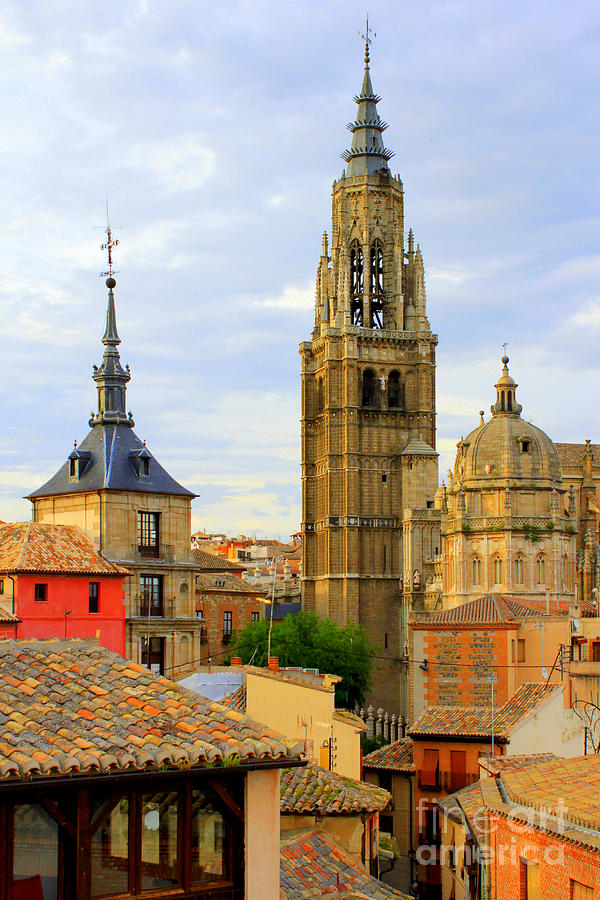 Toledo Spikes and Roofs Photograph by Nieves Nitta