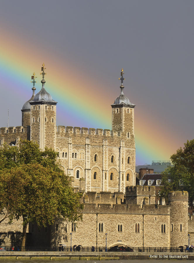 Tower Rainbow Photograph by Shirley Mitchell