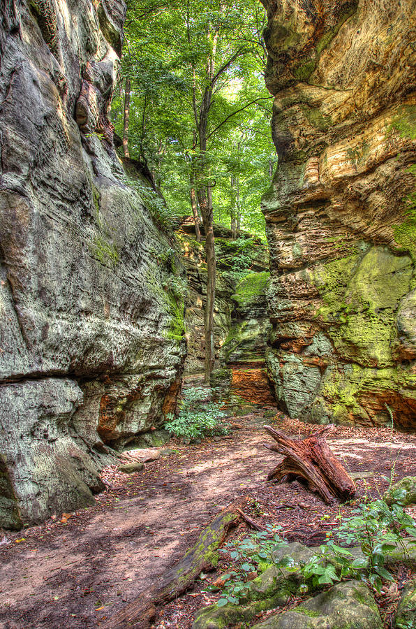 Towering Whipps Ledges Dominates Photograph by Carolyn Hall