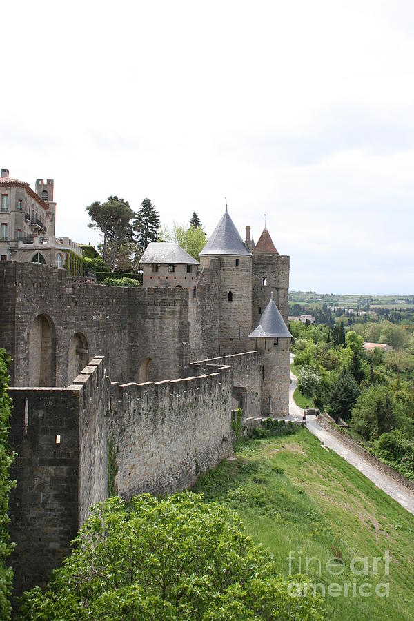 Towers And Townwall  - Carcassonne Photograph by Christiane Schulze Art And Photography