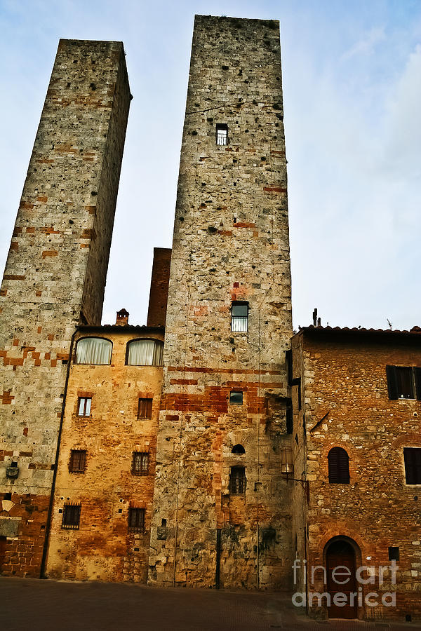 Towers of San Gimignano Photograph by Elvis Vaughn