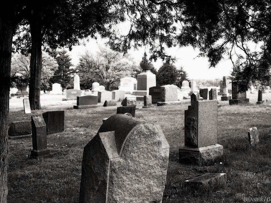 Town Cemetery Photograph by Ryan Brasier - Fine Art America