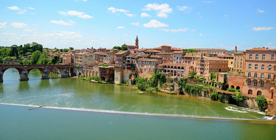 Town Of Albi, Tarn Valley Photograph by Martial Colomb