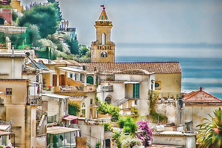 Town of Amalfi 1 Photograph by Will Wagner
