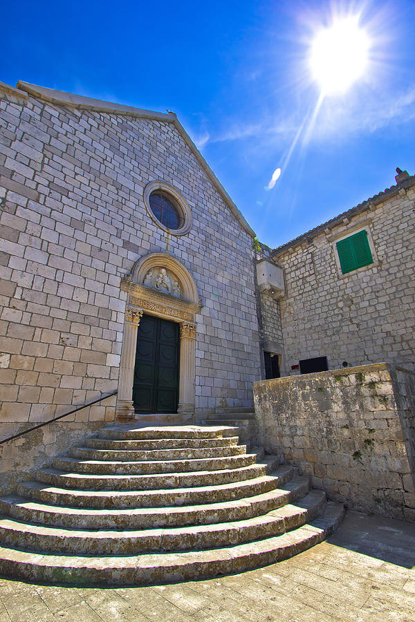 Town of Hvar old Franciscan monastery Photograph by Brch Photography