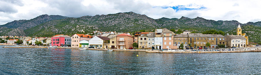 Town of Karlobag panoramic waterfront view Photograph by Brch Photography
