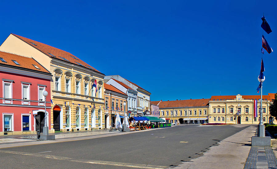 Town of Koprivnica street and architecture Photograph by Brch Photography