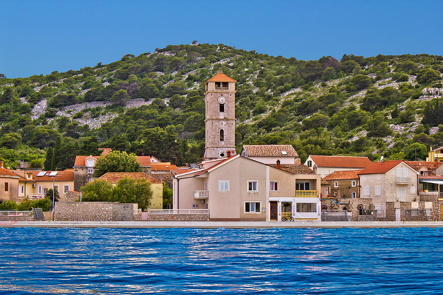 Town of Tisno waterfront Croatia Photograph by Brch Photography