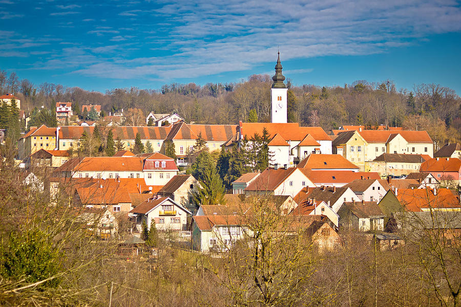 Town of Varazdinske Toplice view Photograph by Brch Photography