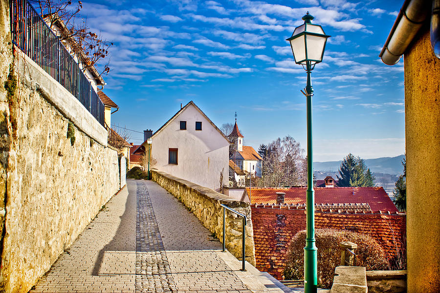 Town of Varazdinske toplice walkway Photograph by Brch Photography
