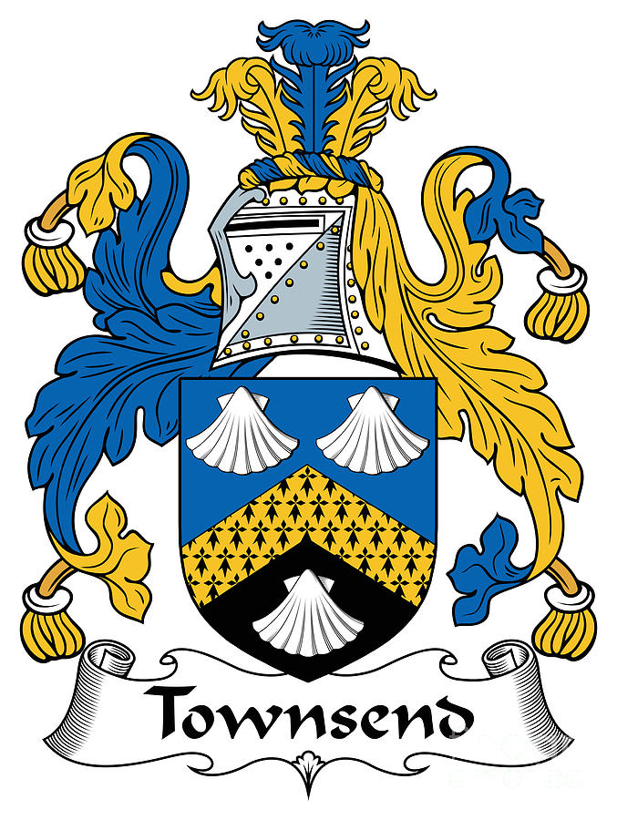 Townsend Coat Of Arms Irish Digital Art by Heraldry