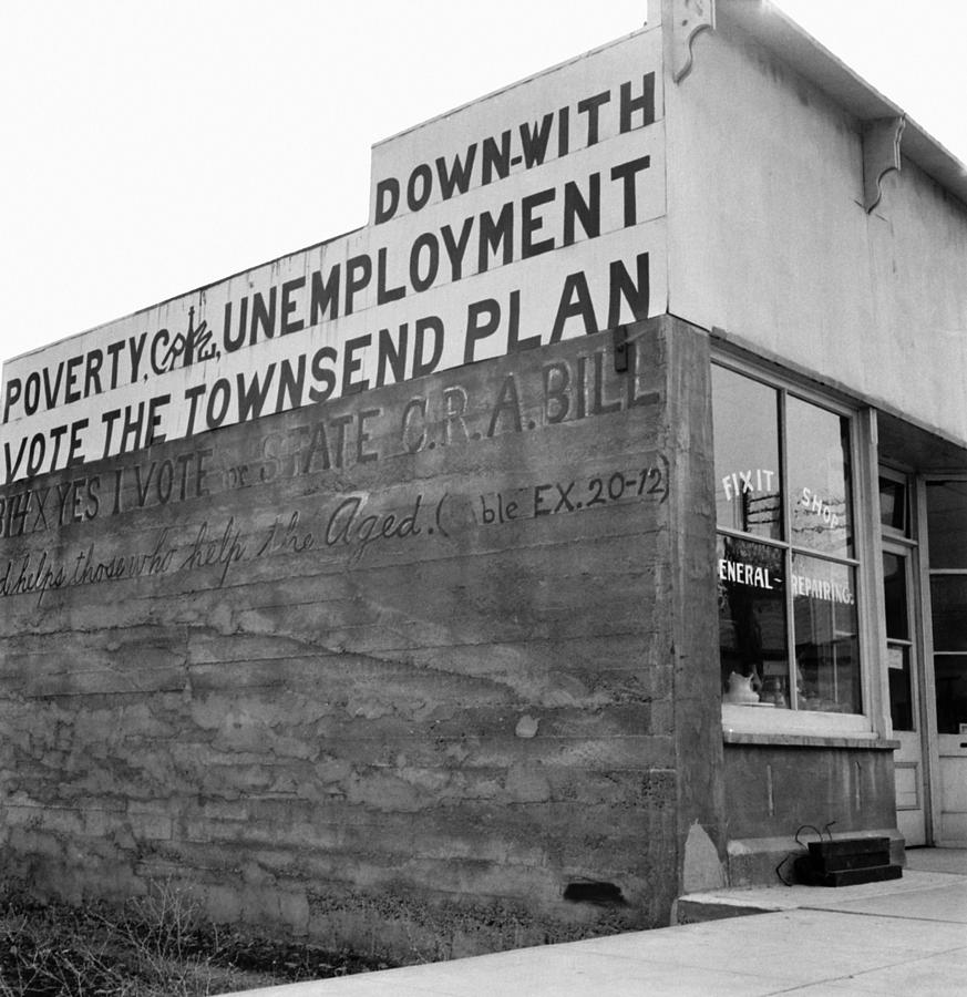 Townsend Plan, 1939 Photograph by Granger