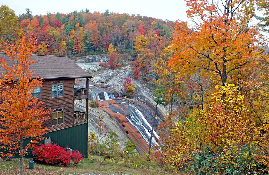 Toxaway Falls in the Fall 2 Photograph by Duane McCullough