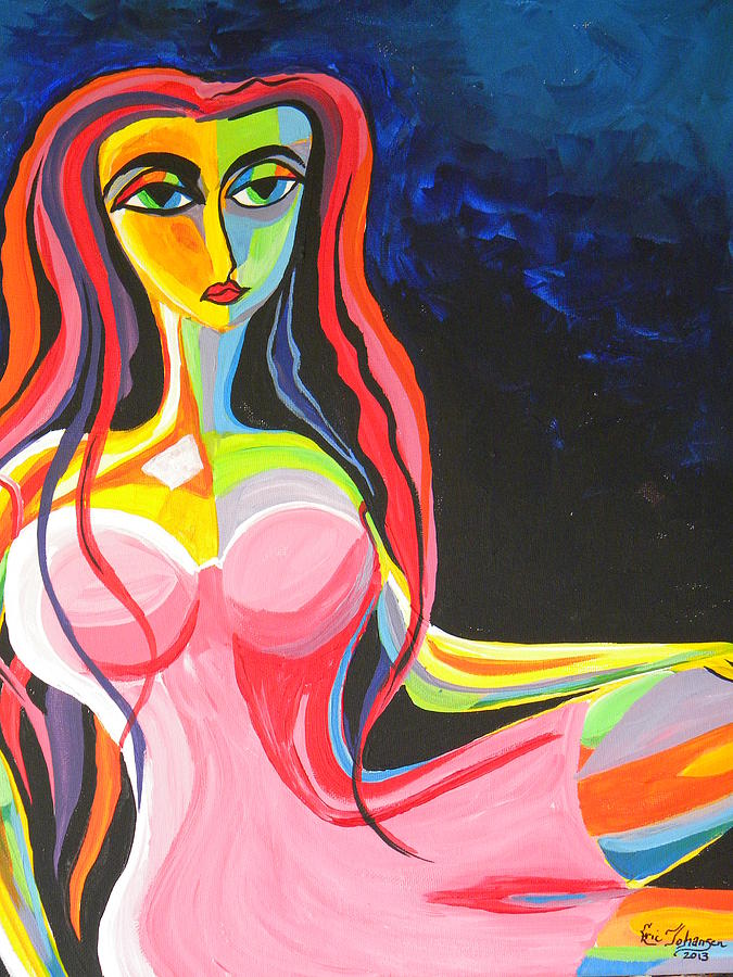 Toxic Woman Painting by Eric Johansen