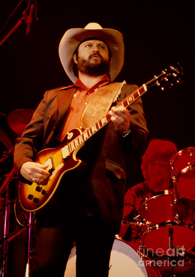Toy Caldwell Photograph - Toy Caldwell of The Marshall Tucker Band at The Cow Palace by Daniel Larsen