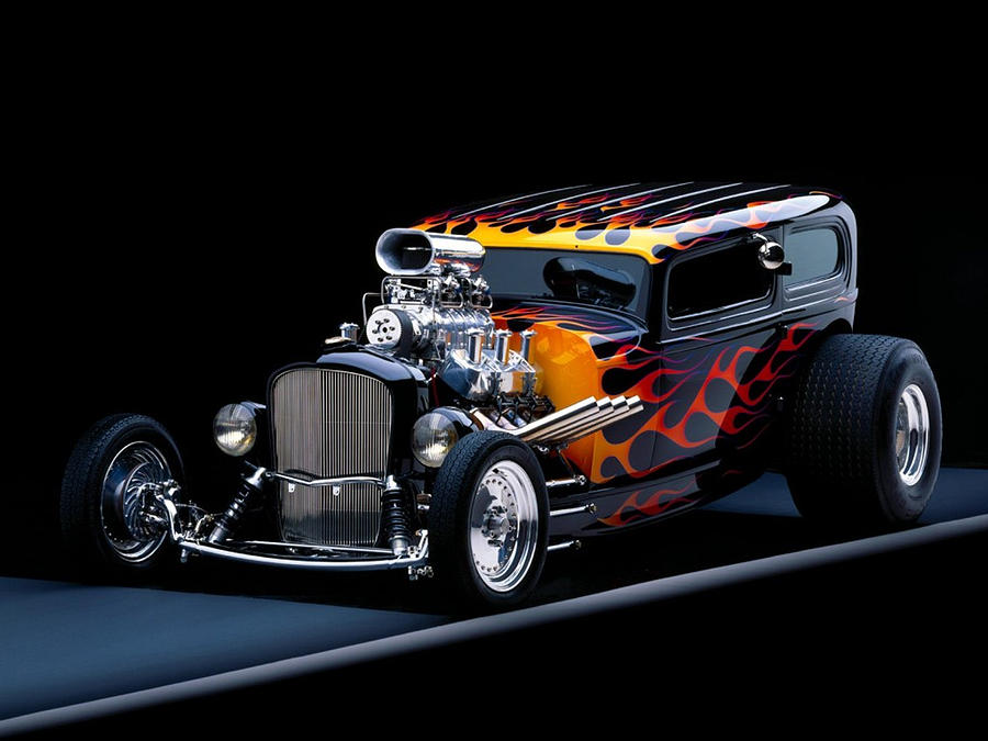 Toy Car Hot Rod Digital Art by Marvin Blaine