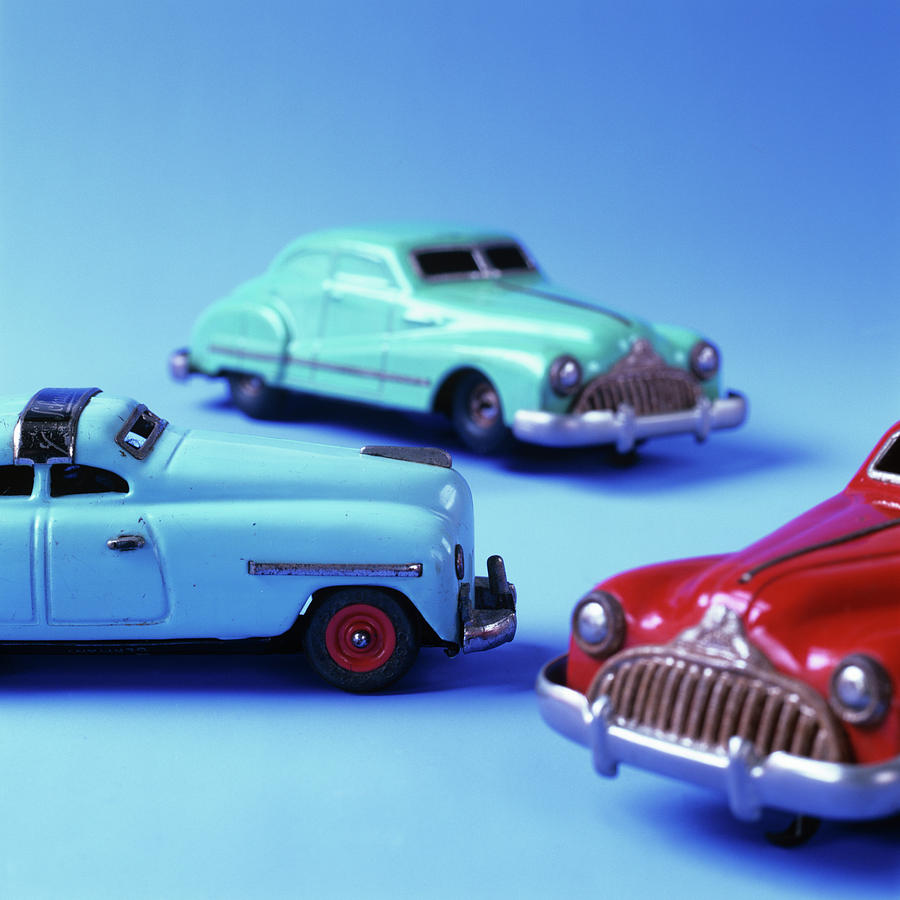 Toy Classic 1940s Car Models Photograph by Vintage Images - Fine Art