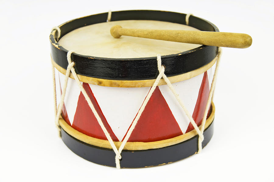 Music Photograph - Toy Drum by Chevy Fleet