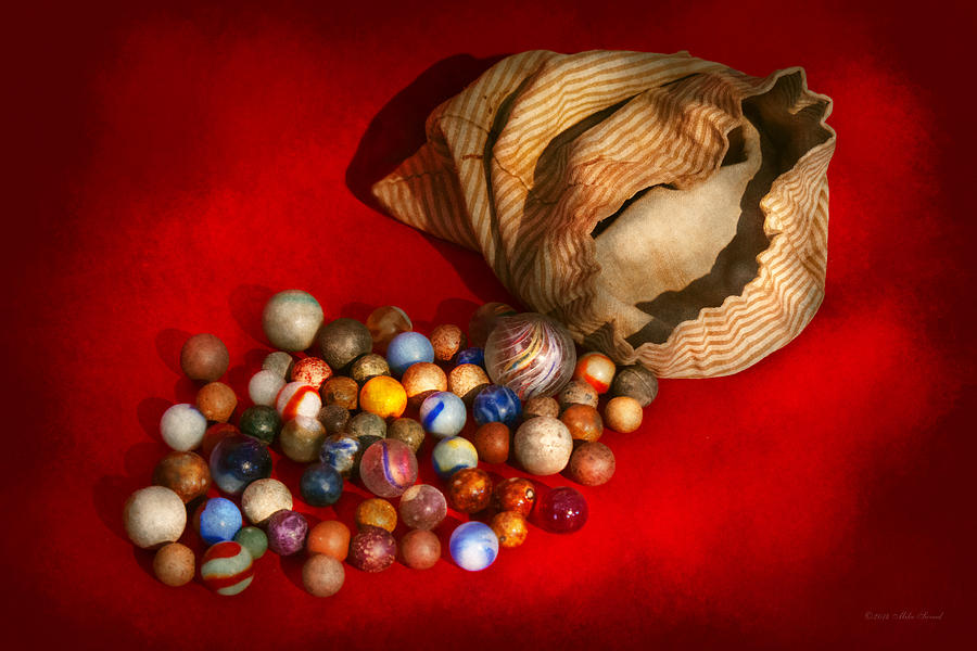 Toy Photograph - Toy - Found my marbles by Mike Savad