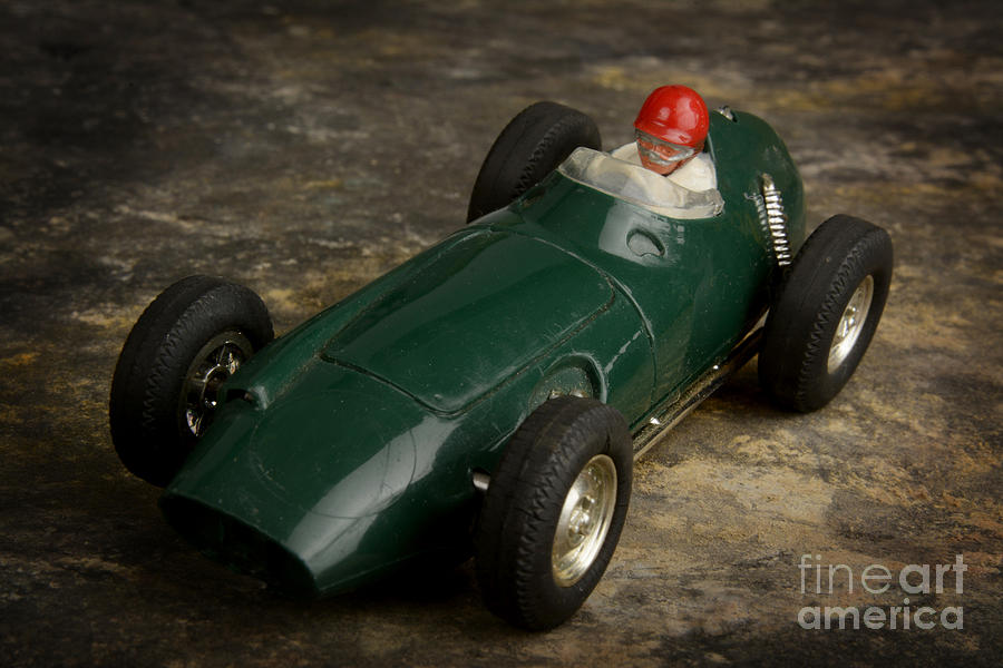 Toy Photograph - Toy race car by Bernard Jaubert