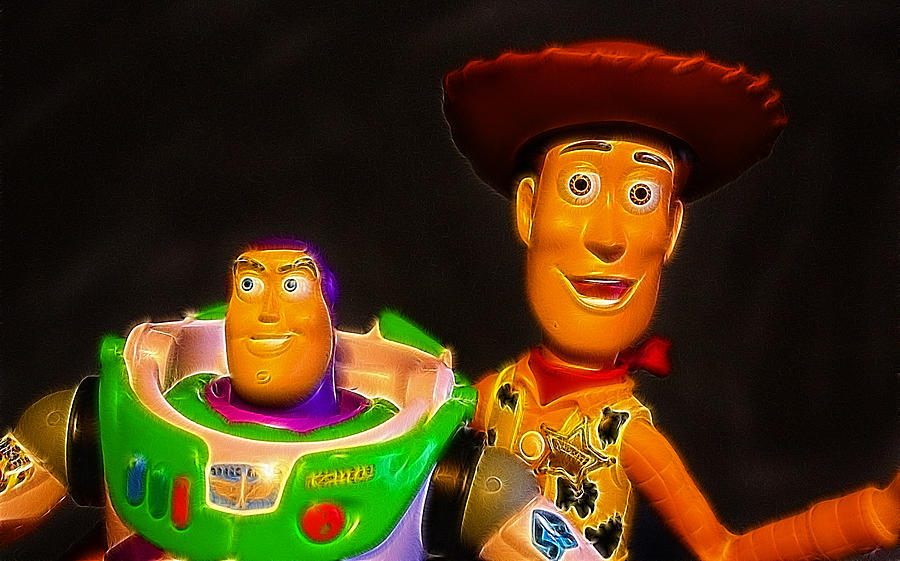 Toy Story - Buzz Lightyear and Woody Photograph by Lee Dos Santos