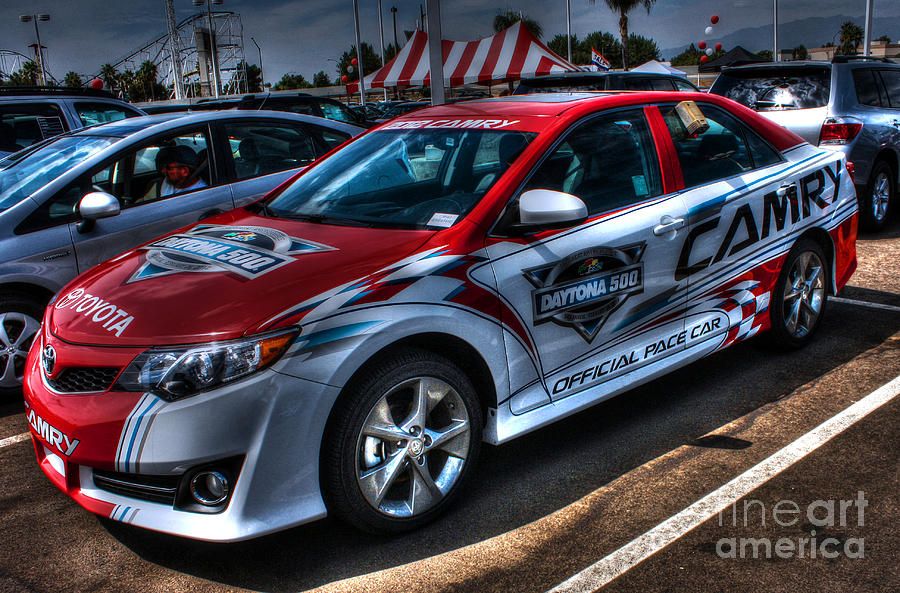 Car Photograph - Toyota Camry Daytona 500 by Tommy Anderson