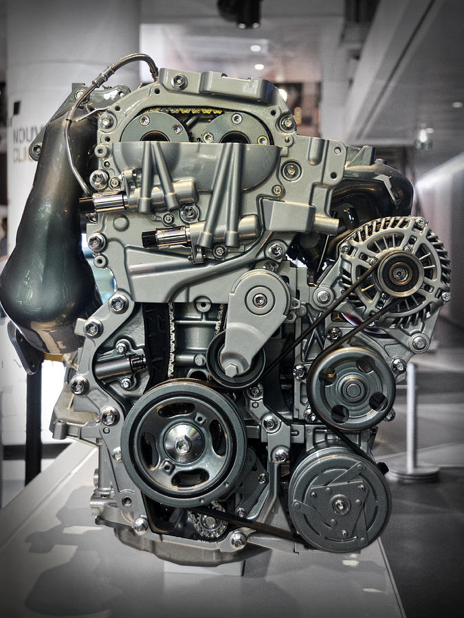 Car Photograph - Toyota engine by RicardMN Photography