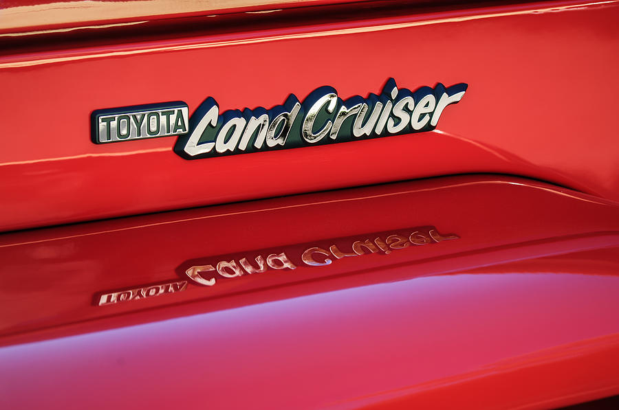 Toyota Land Cruiser Emblem -0581c Photograph by Jill Reger