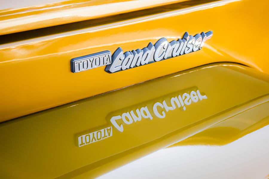 Toyota Land Cruiser Emblem  Photograph by Jill Reger