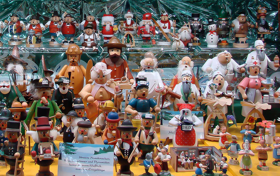 Toys and Nutcrackers for Sale Photograph by Ronda Broatch
