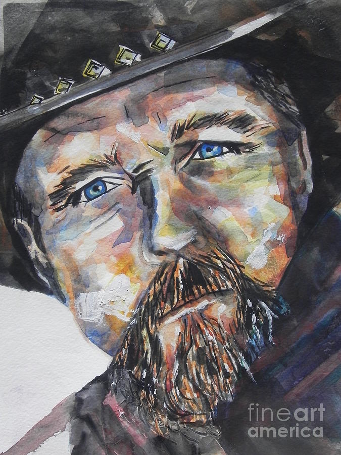 Celebrity Painting - Trace Adkins..Country Singer by Chrisann Ellis