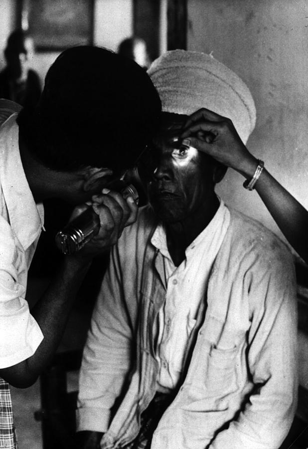 Trachoma. An Old Man With Trachoma Photograph by Everett