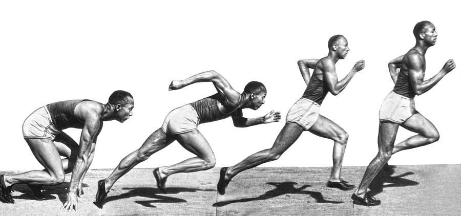 Track Star Jesse Owens Photograph by Underwood Archives