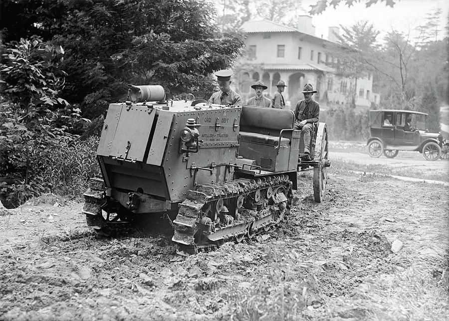 Tracked Artillery Tractor Photograph by Library Of Congress/science Photo Library