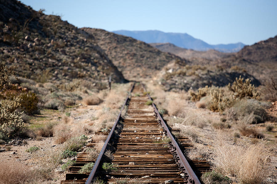 Train Photograph - Tracks to Nowhere by Peter Tellone