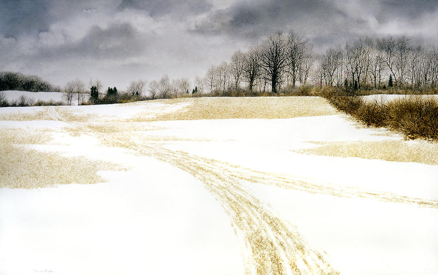 Tracks Painting by Tom Wooldridge