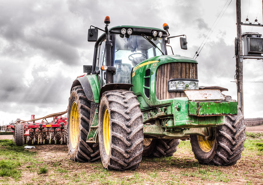 Farm Photograph - Tractor 2 by Ian Hufton