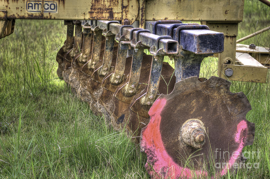 Tractor Plow Photograph by Dale Powell