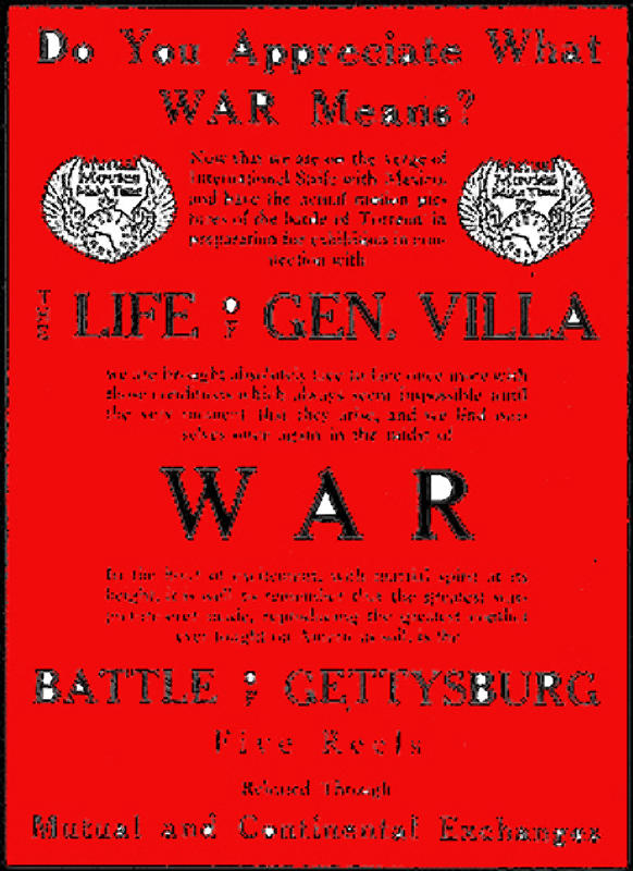 Trade paper ad The Life of General Villa 1914-2013 Photograph by David Lee Guss