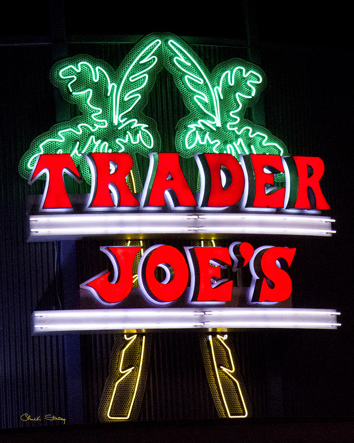 Trader Joes Sign Photograph by Chuck Staley