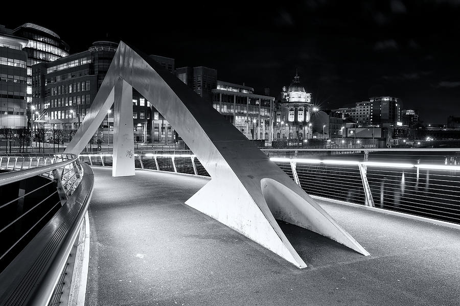 Tradeston Footbridge Photograph by Stephen Taylor