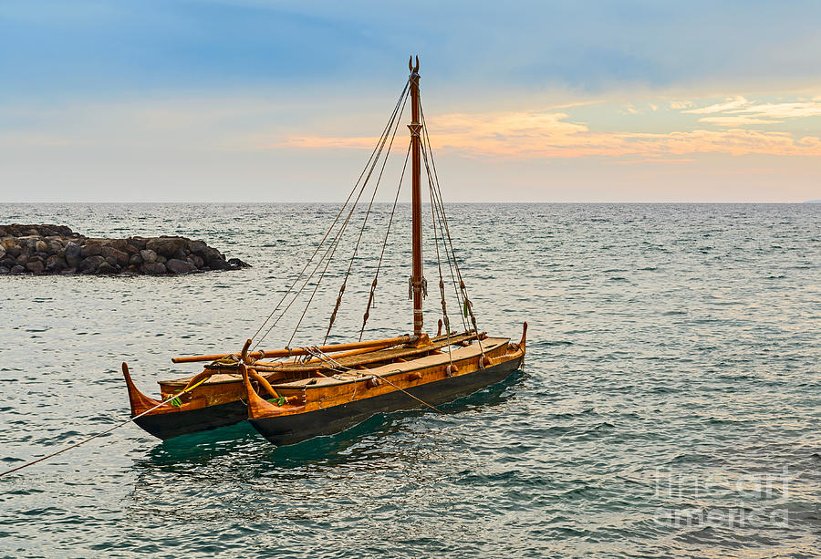 Sunset Photograph - Tradition at Sea by Jamie Pham