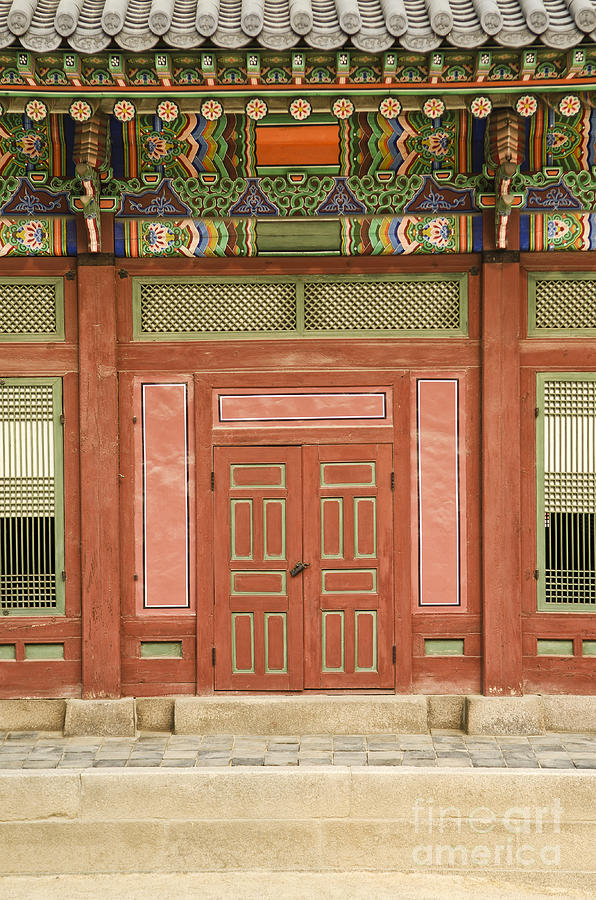 Traditional Architecture Detail In Seoul South Korea Palace Photograph by JM Travel Photography