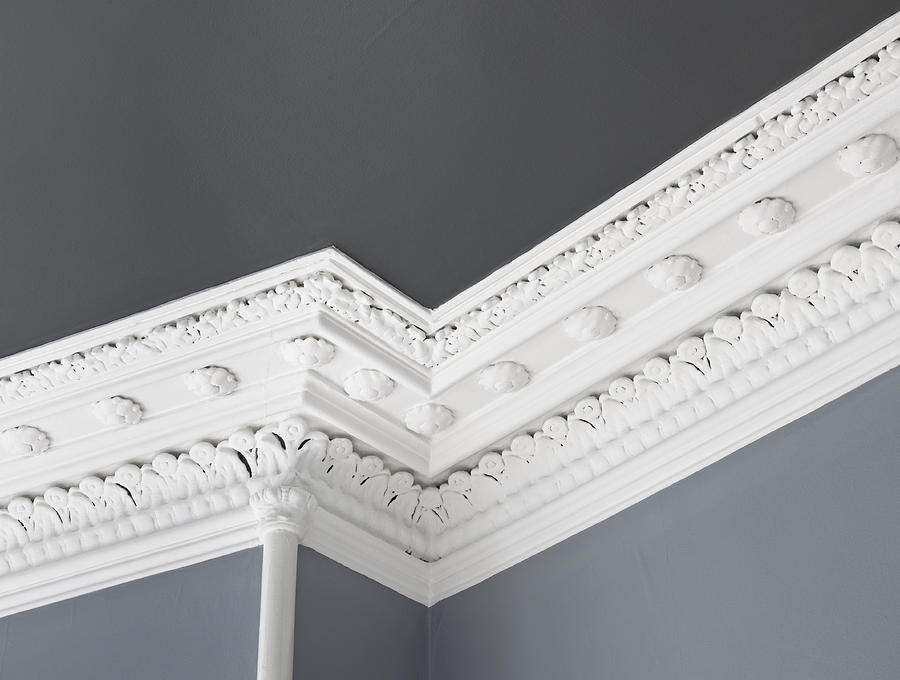 Traditional Ceiling Cornice Moulding Photograph by Georgeclerk